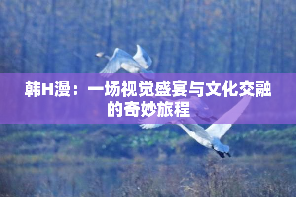 韩H漫：一场视觉盛宴与文化交融的奇妙旅程