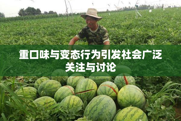重口味与变态行为引发社会广泛关注与讨论