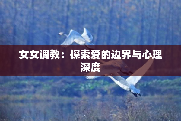 女女调教：探索爱的边界与心理深度