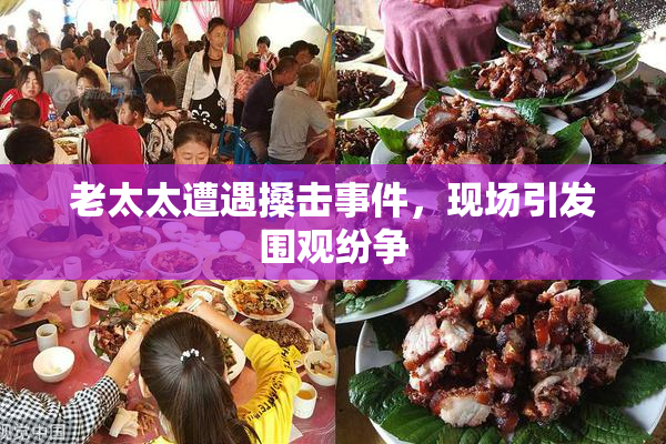老太太遭遇搡击事件，现场引发围观纷争
