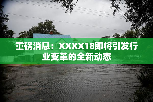 重磅消息：XXXX18即将引发行业变革的全新动态