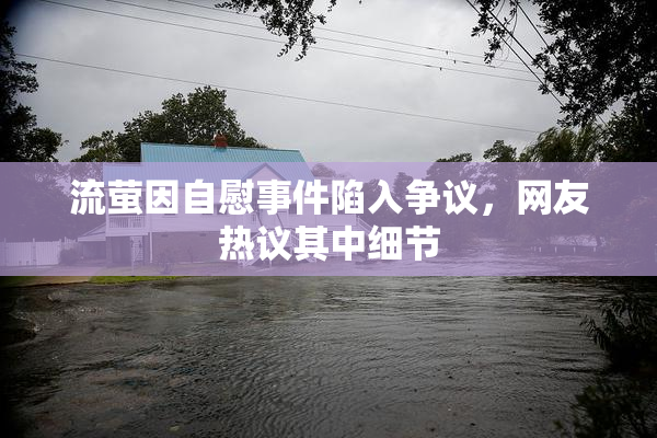 流萤因自慰事件陷入争议，网友热议其中细节