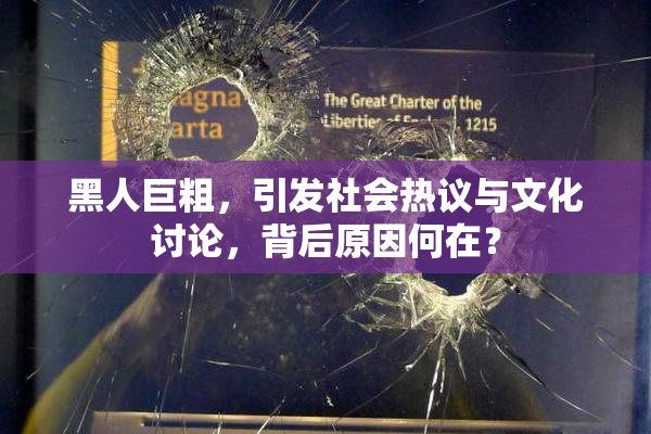 黑人巨粗，引发社会热议与文化讨论，背后原因何在？