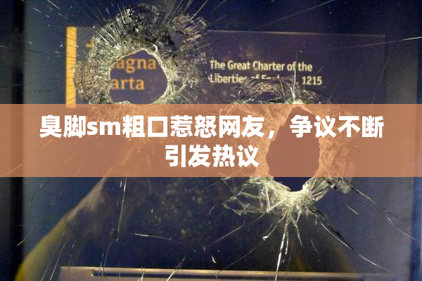 臭脚sm粗口惹怒网友，争议不断引发热议