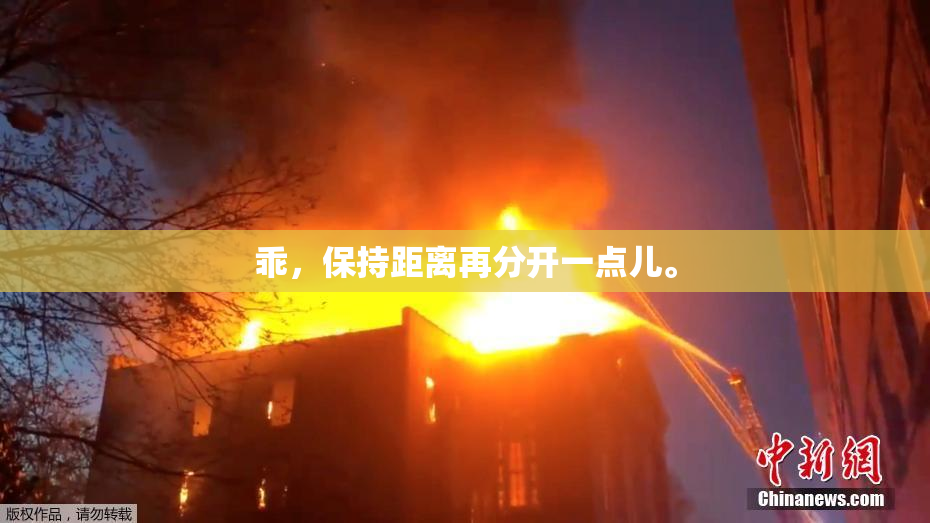 乖，保持距离再分开一点儿。