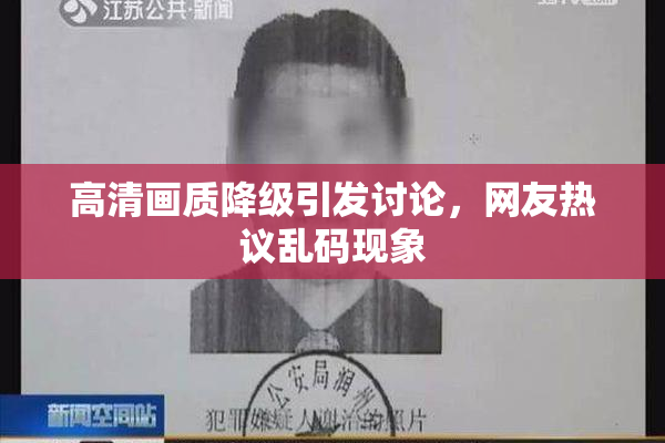 高清画质降级引发讨论，网友热议乱码现象