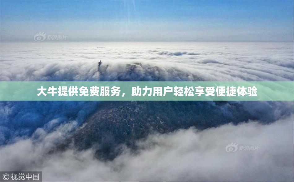 大牛提供免费服务，助力用户轻松享受便捷体验