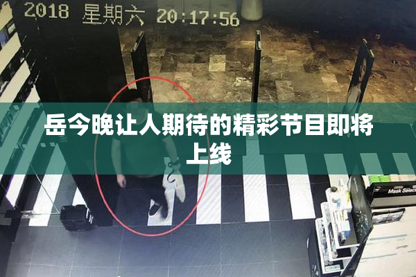 岳今晚让人期待的精彩节目即将上线