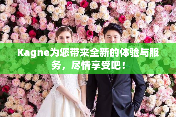 Kagne为您带来全新的体验与服务，尽情享受吧！
