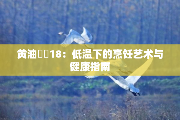 黄油❌‌18：低温下的烹饪艺术与健康指南