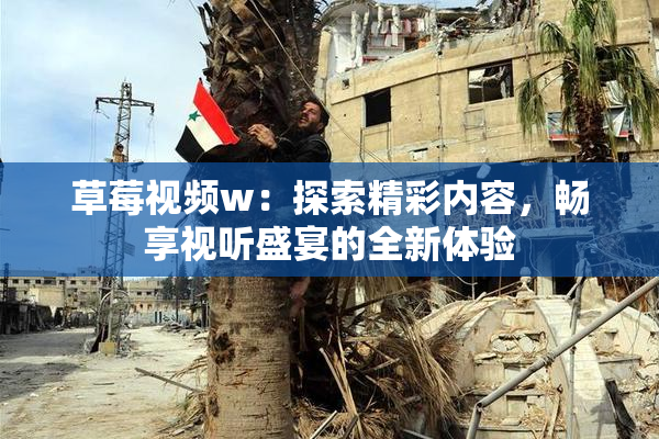 草莓视频w：探索精彩内容，畅享视听盛宴的全新体验
