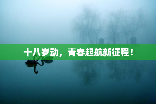 十八岁动，青春起航新征程！