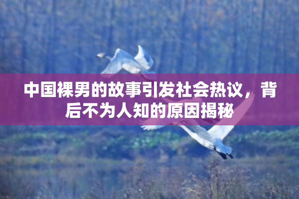 中国裸男的故事引发社会热议，背后不为人知的原因揭秘