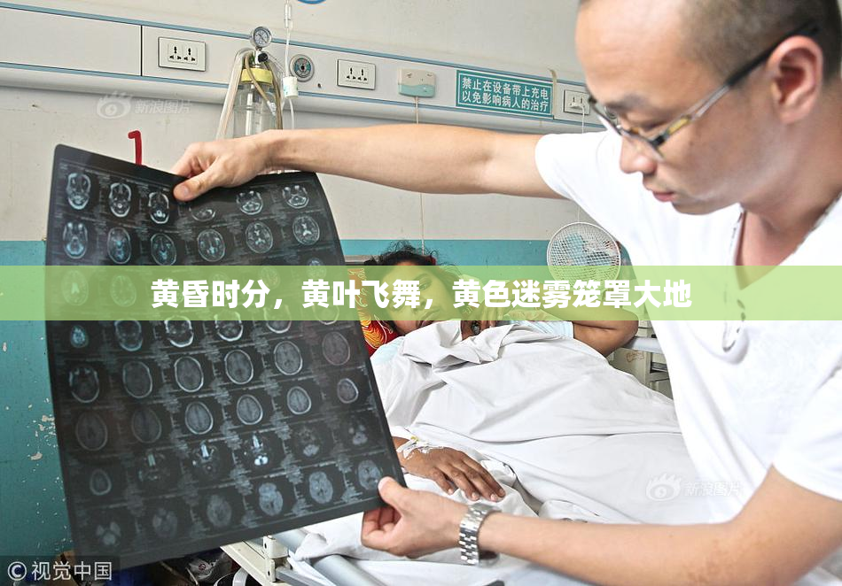 黄昏时分，黄叶飞舞，黄色迷雾笼罩大地
