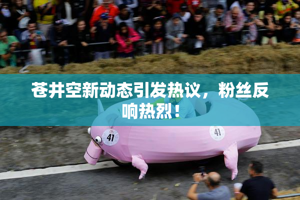 苍井空新动态引发热议，粉丝反响热烈！