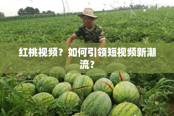 红桃视频？如何引领短视频新潮流？