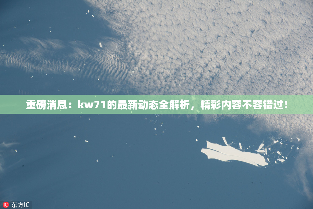 重磅消息：kw71的最新动态全解析，精彩内容不容错过！