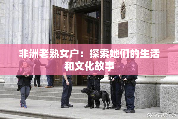 非洲老熟女户：探索她们的生活和文化故事