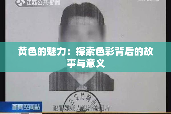 黄色的魅力：探索色彩背后的故事与意义