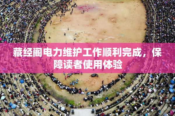 藏经阁电力维护工作顺利完成，保障读者使用体验