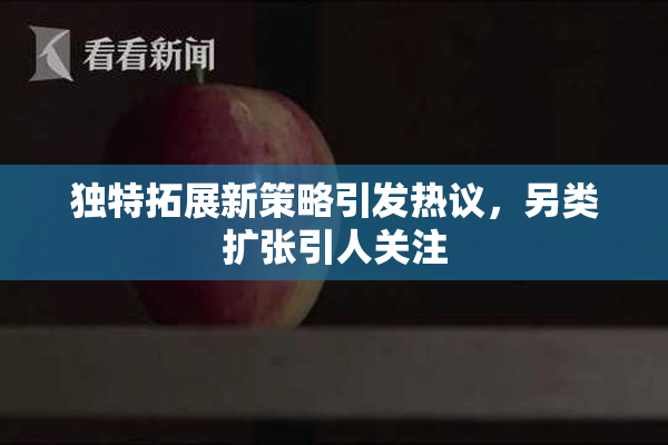 独特拓展新策略引发热议，另类扩张引人关注
