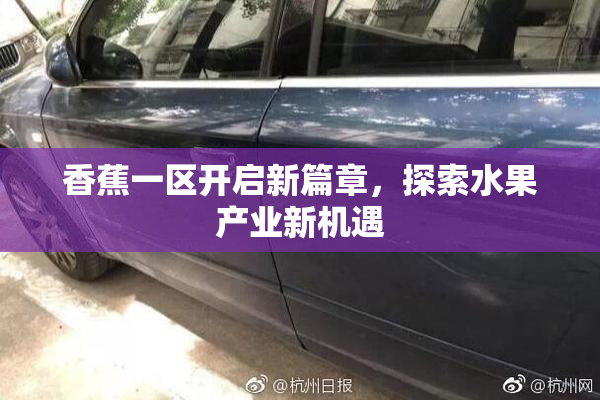 香蕉一区开启新篇章，探索水果产业新机遇