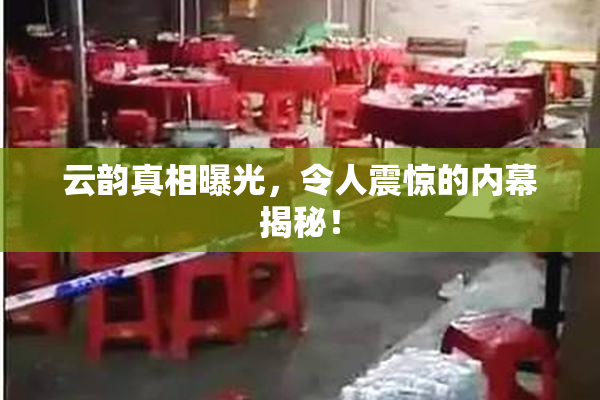 云韵真相曝光，令人震惊的内幕揭秘！
