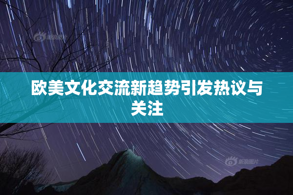 欧美文化交流新趋势引发热议与关注