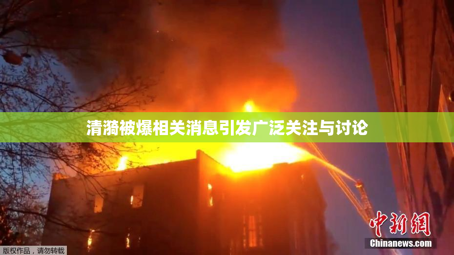 清漪被爆相关消息引发广泛关注与讨论