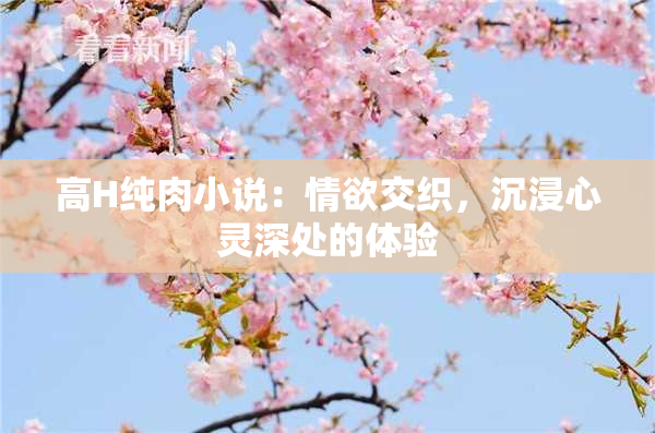 高H纯肉小说：情欲交织，沉浸心灵深处的体验