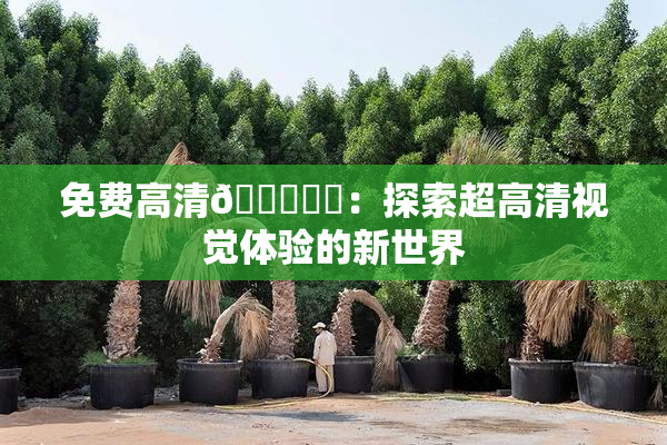 免费高清🔞❌‌：探索超高清视觉体验的新世界