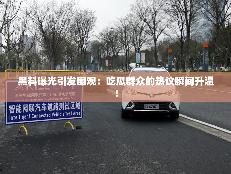 黑料曝光引发围观：吃瓜群众的热议瞬间升温！
