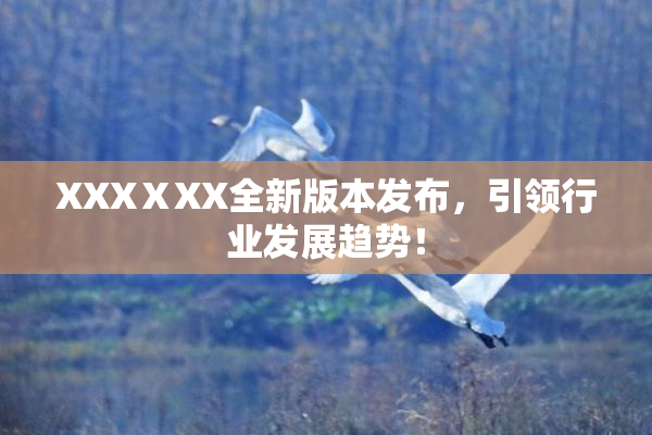 XXXⅩXX全新版本发布，引领行业发展趋势！