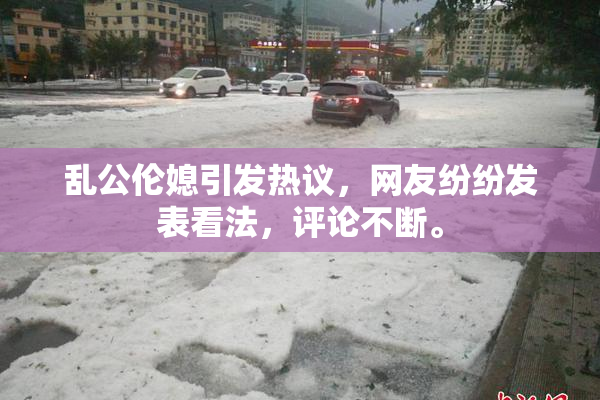 乱公伦媳引发热议，网友纷纷发表看法，评论不断。