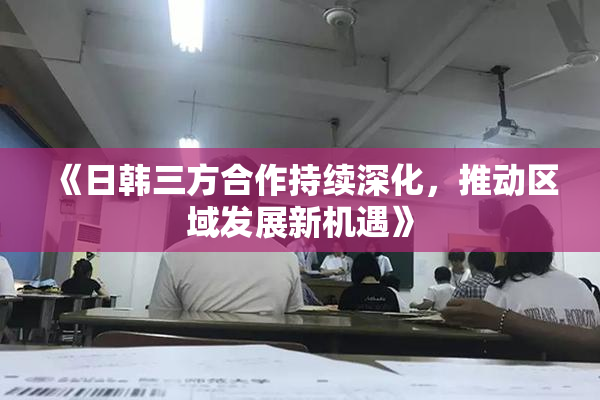 《日韩三方合作持续深化，推动区域发展新机遇》