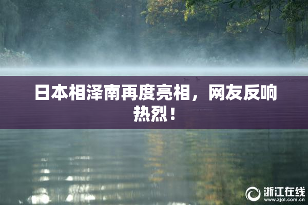 日本相泽南再度亮相，网友反响热烈！