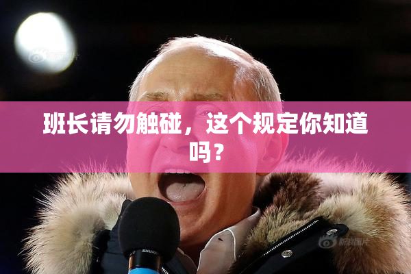 班长请勿触碰，这个规定你知道吗？
