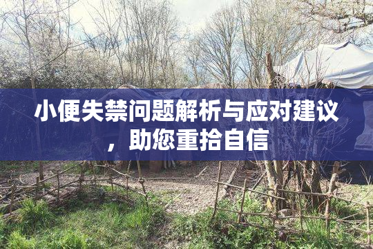小便失禁问题解析与应对建议，助您重拾自信